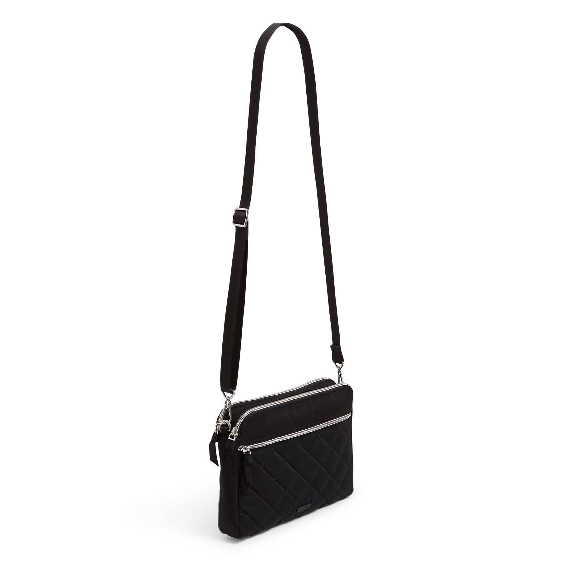 Triple Compartment Crossbody Bag