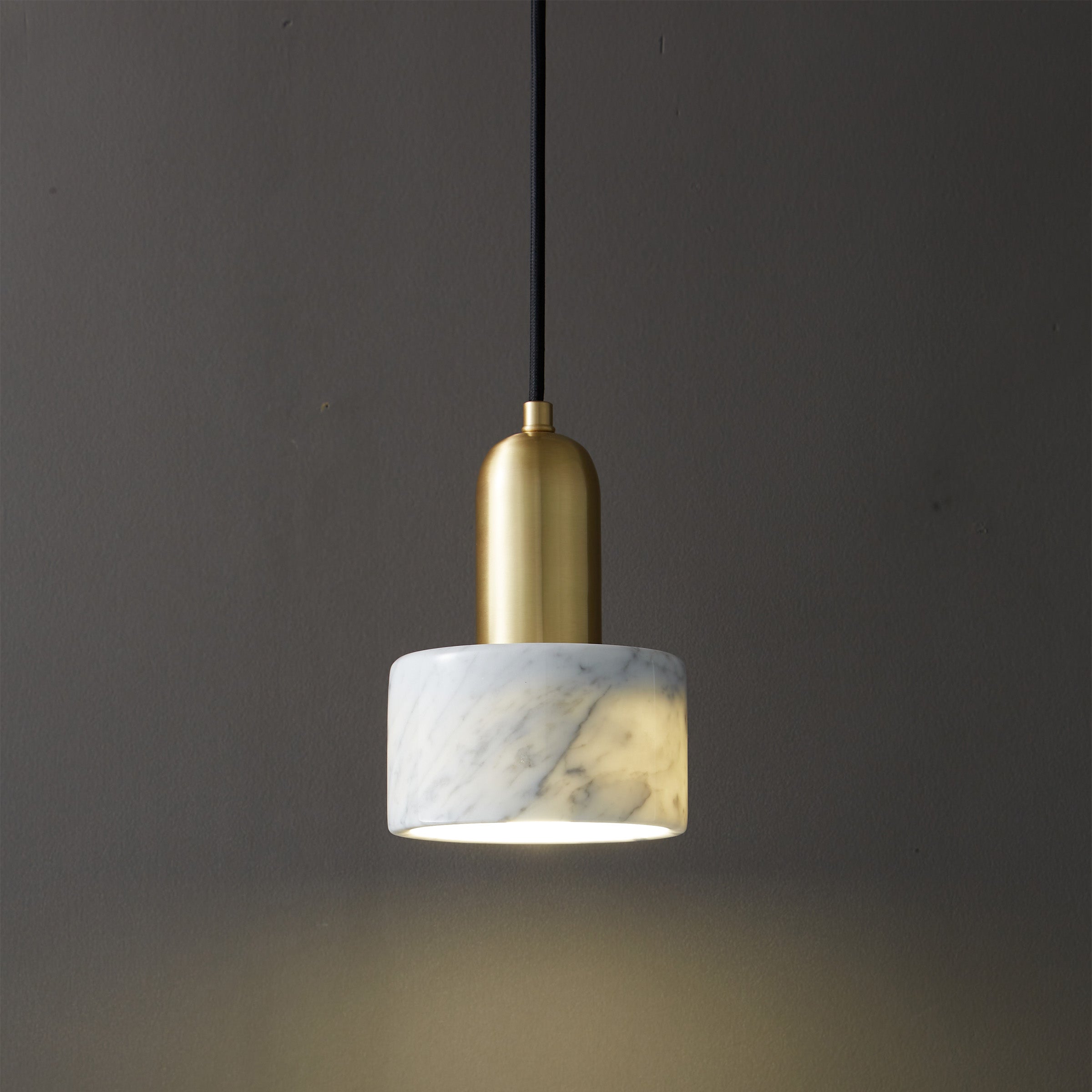 White Marble Pendant Lamp 7713-We