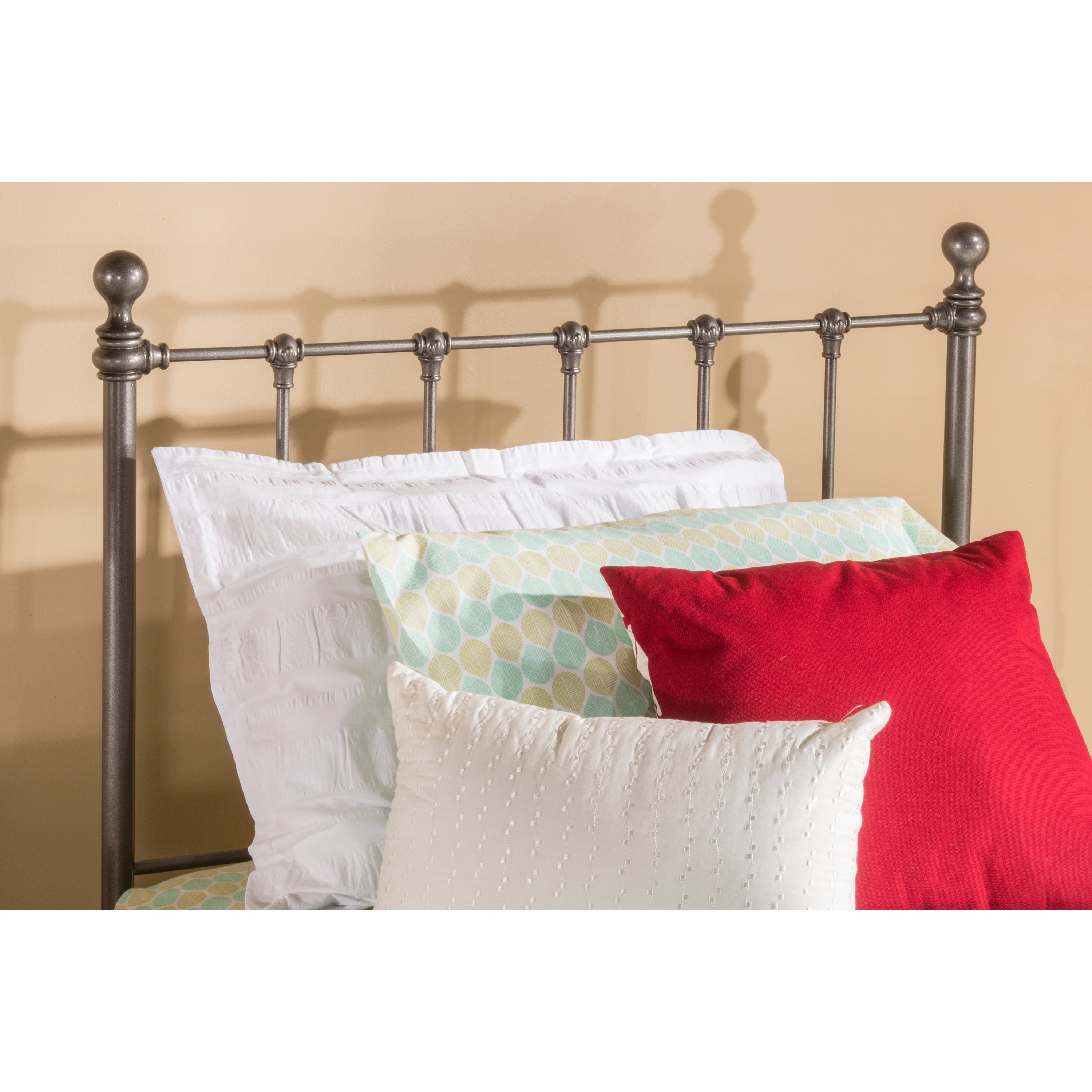 Copper Grove Balingen Traditional Black Steel Headboard and Frame - - 28125644