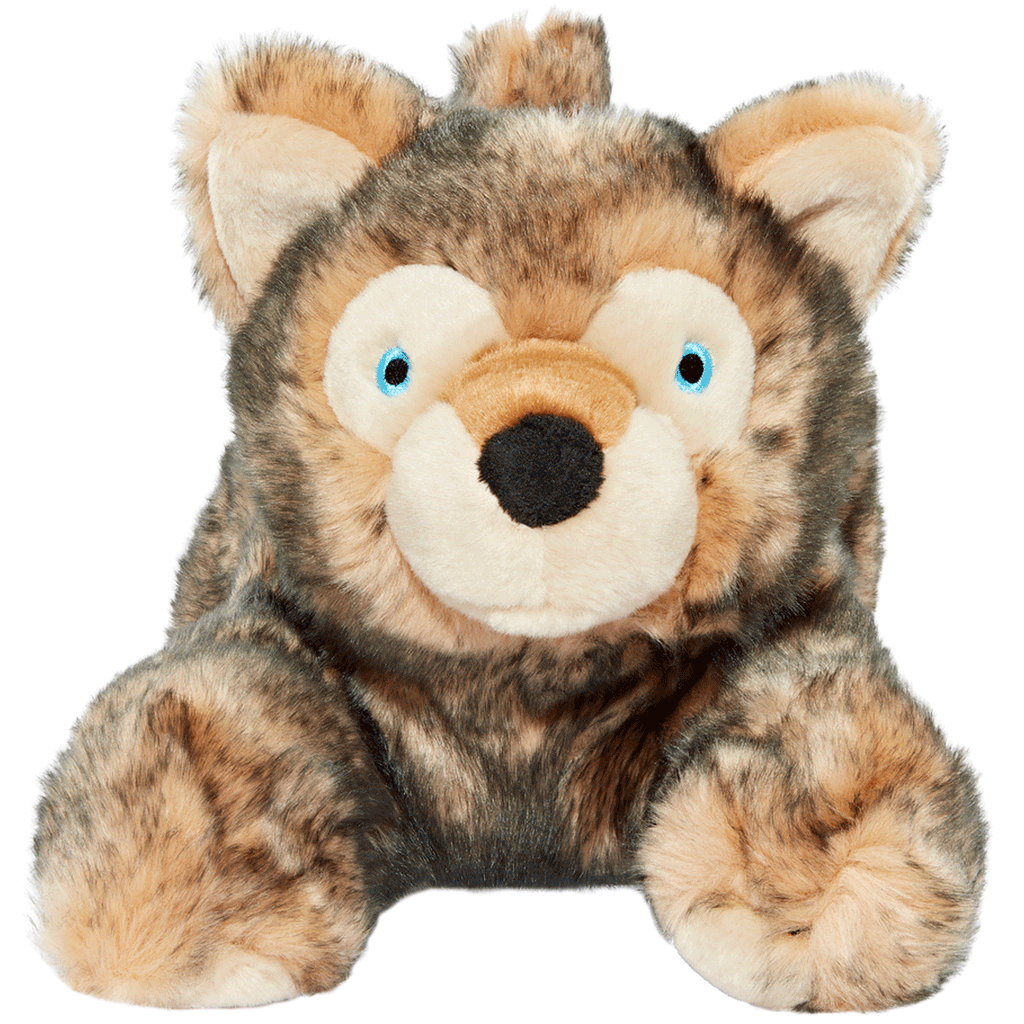 Fluff and Tuff Lobo Wolf Pup Dog Toy