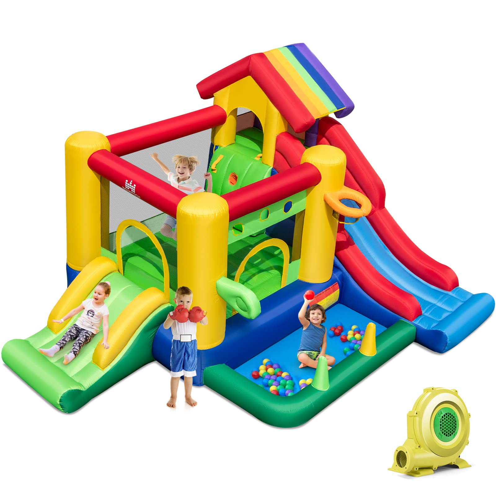 BOUNTECH Inflatable Bounce House with Ball Pit