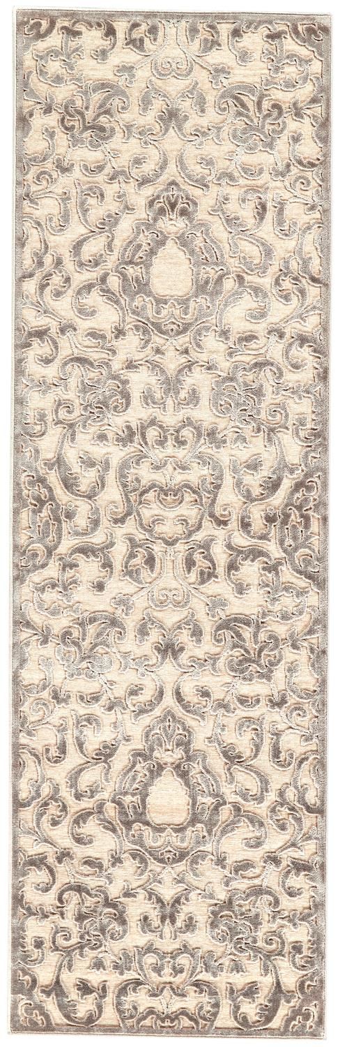 Pellaro Cream and Brown Rug by BD Fine