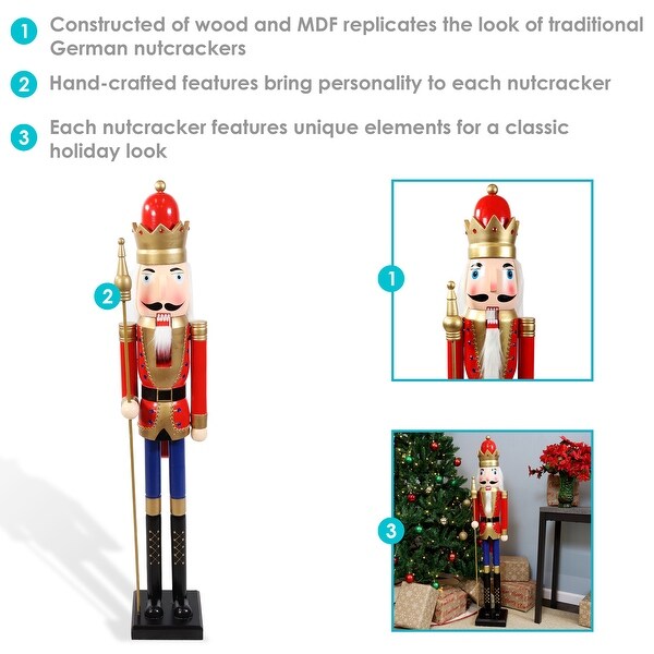 Arnold the Strong Indoor Christmas Nutcracker Statue