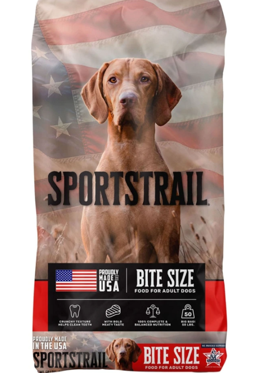 Sportstrail Bite Size Adult Dog Food， 50lbs