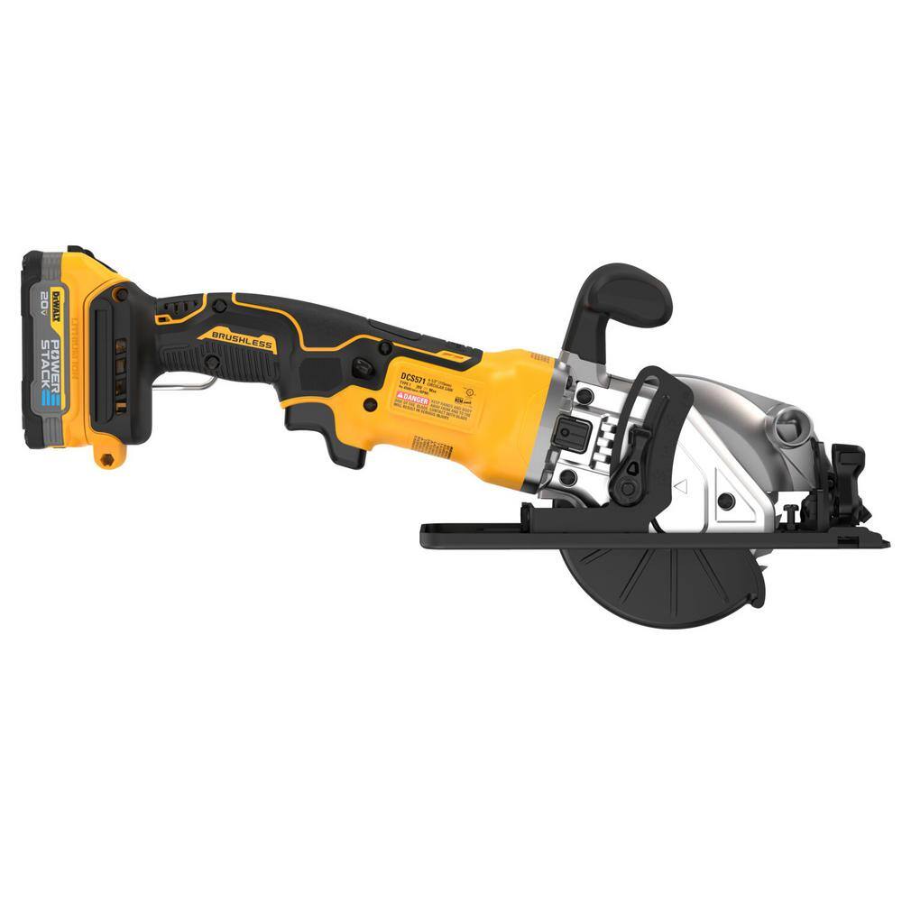 DW 20V MAX XR Lithium-Ion Cordless Brushless 2-Speed 21-Degree Plastic Collated Framing Nailer  4-12 in. Circular Saw Kit DCN21PLBW571