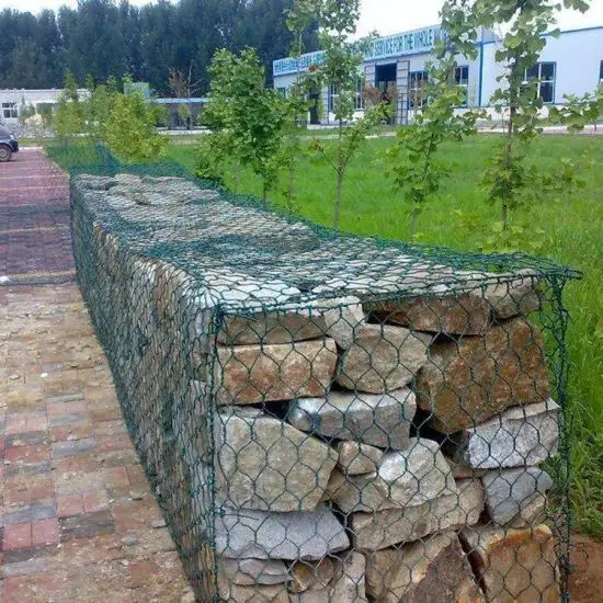 Manufacture Supply Hot dipped galvanized stone cage/gabion box/gabion basket