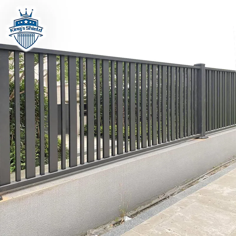 The new listing hotel house garden waterproof aluminum slat fence