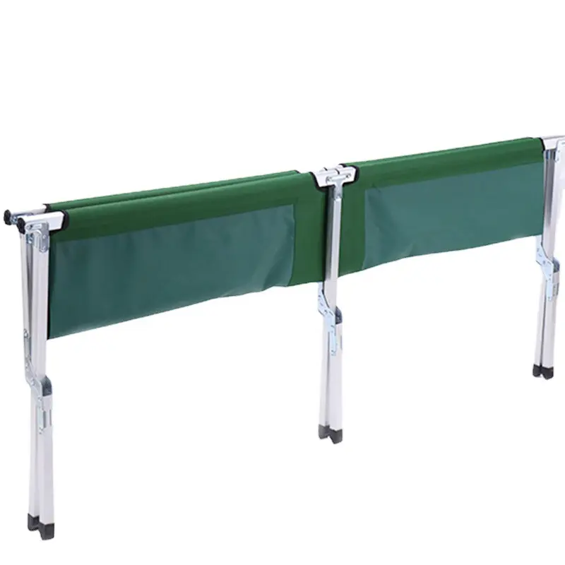 Portable Camping Cot Adult Folding Bed   Green 6.2ft Backpacking Tent Cots Camping Furniture Sleeping Fold Up Bed