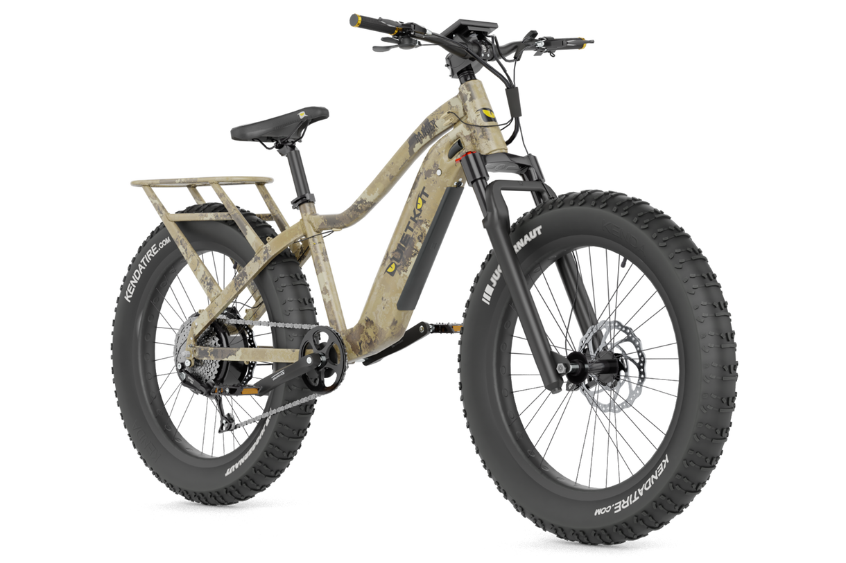 Quietkat Ranger Fat Tire Hunting 1000W Electric Mountain Bike