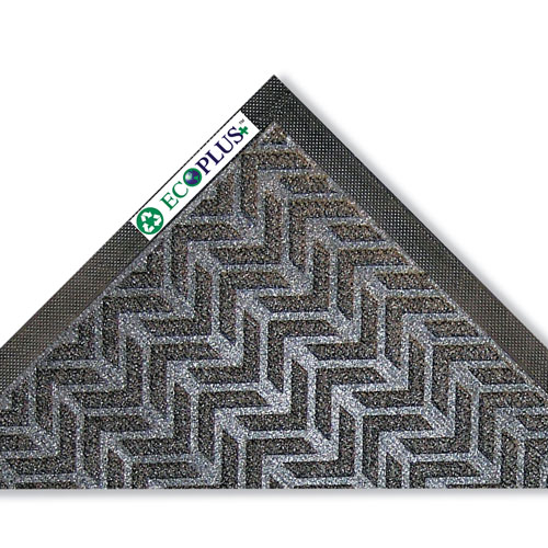 Crown Mats and Matting EcoPlus Mat | 35 x 59， Charcoal | CWNECR035CH