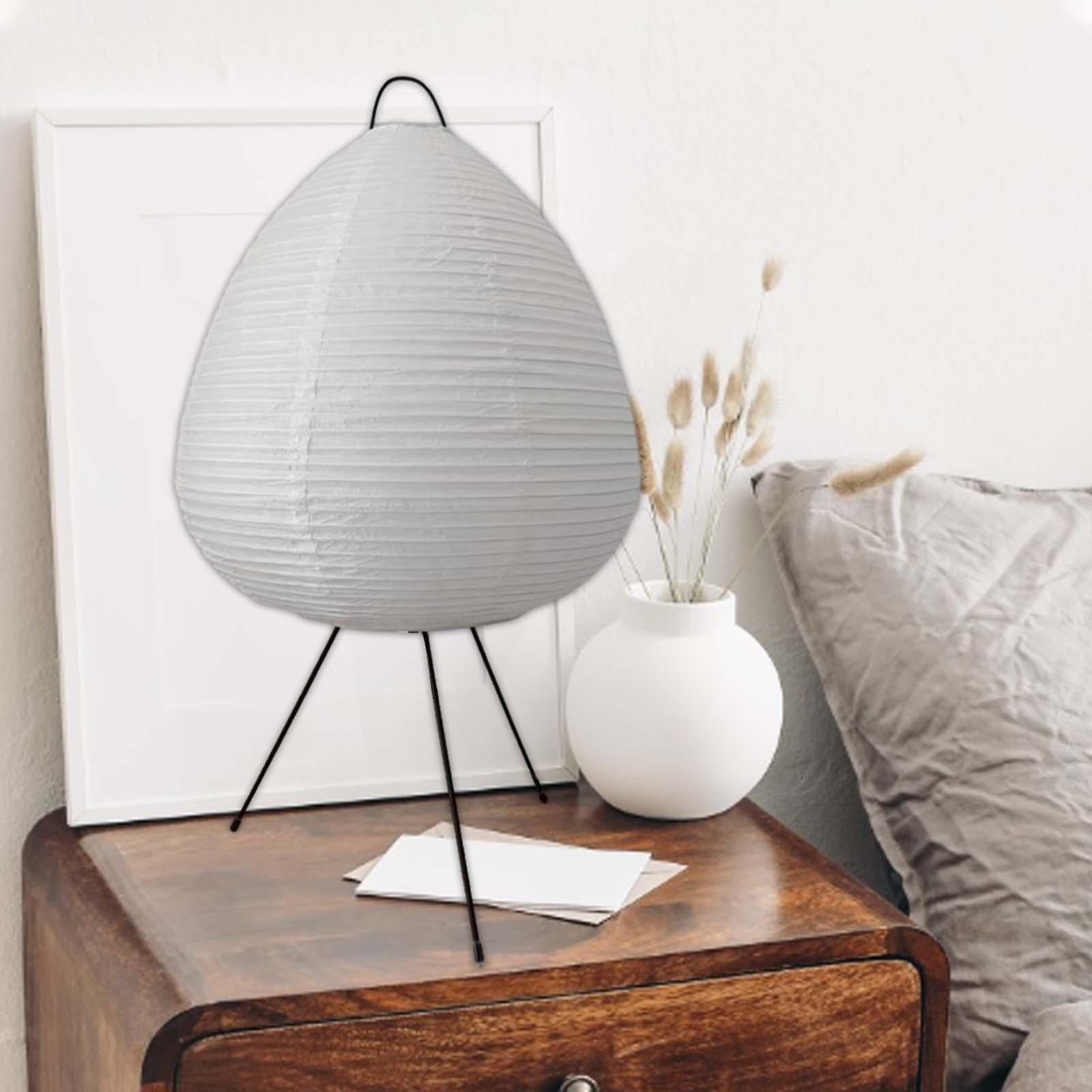 Paper Table Lamp Bedside Ornament Desk Light For Dorm Drawing Room Farmhouse