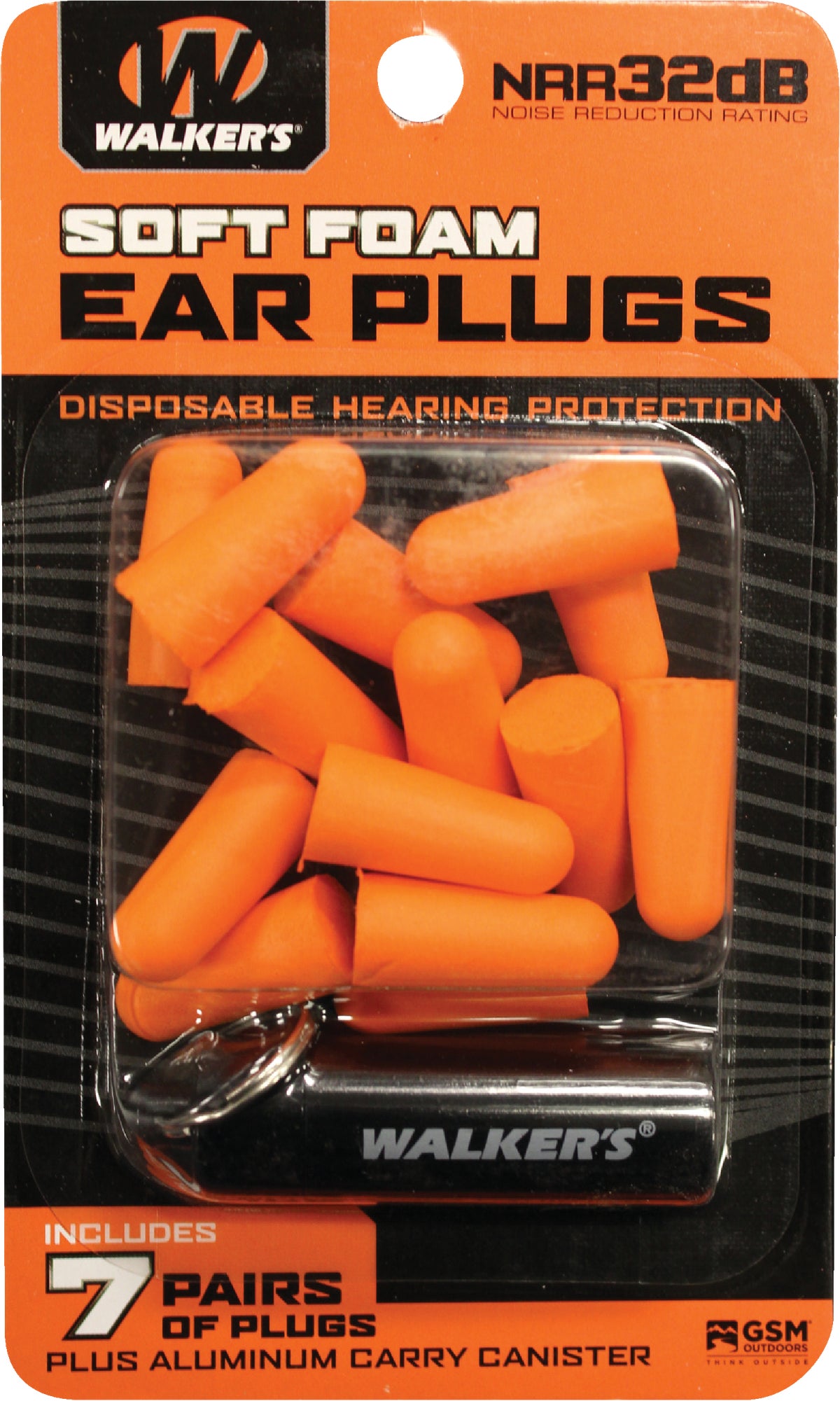 Walkerand#039s Soft Foam Ear Plugs