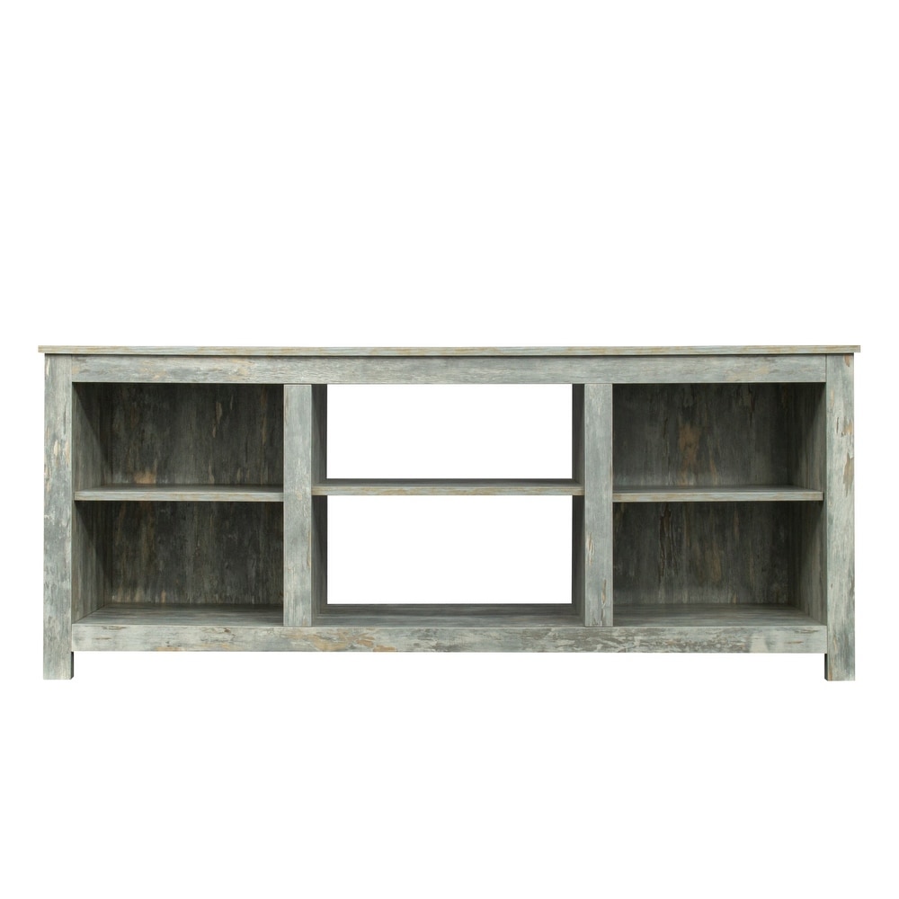 TV stand furniture with 4 storage compartments and 1 shelf