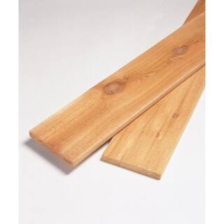 34 in. x 4 in. x 8 ft. Cedar Board 0514348