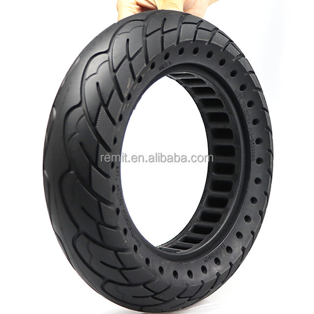 Electric scooter accessories and replacement parts non slip solid tires 10*2.5 solid rubber tires For Ninebot MAX G30