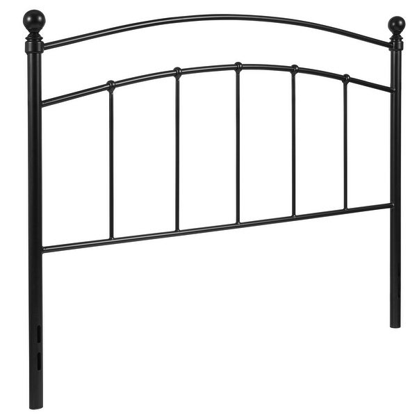 Pulman Classic Full Size Black Metal Headboard - - 37060165