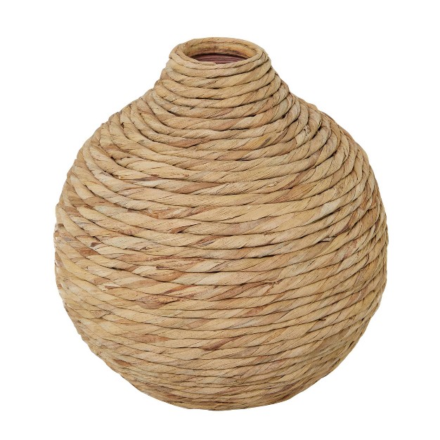 The Novogratz Seagrass Handmade Woven Vase Brown Olivia amp May