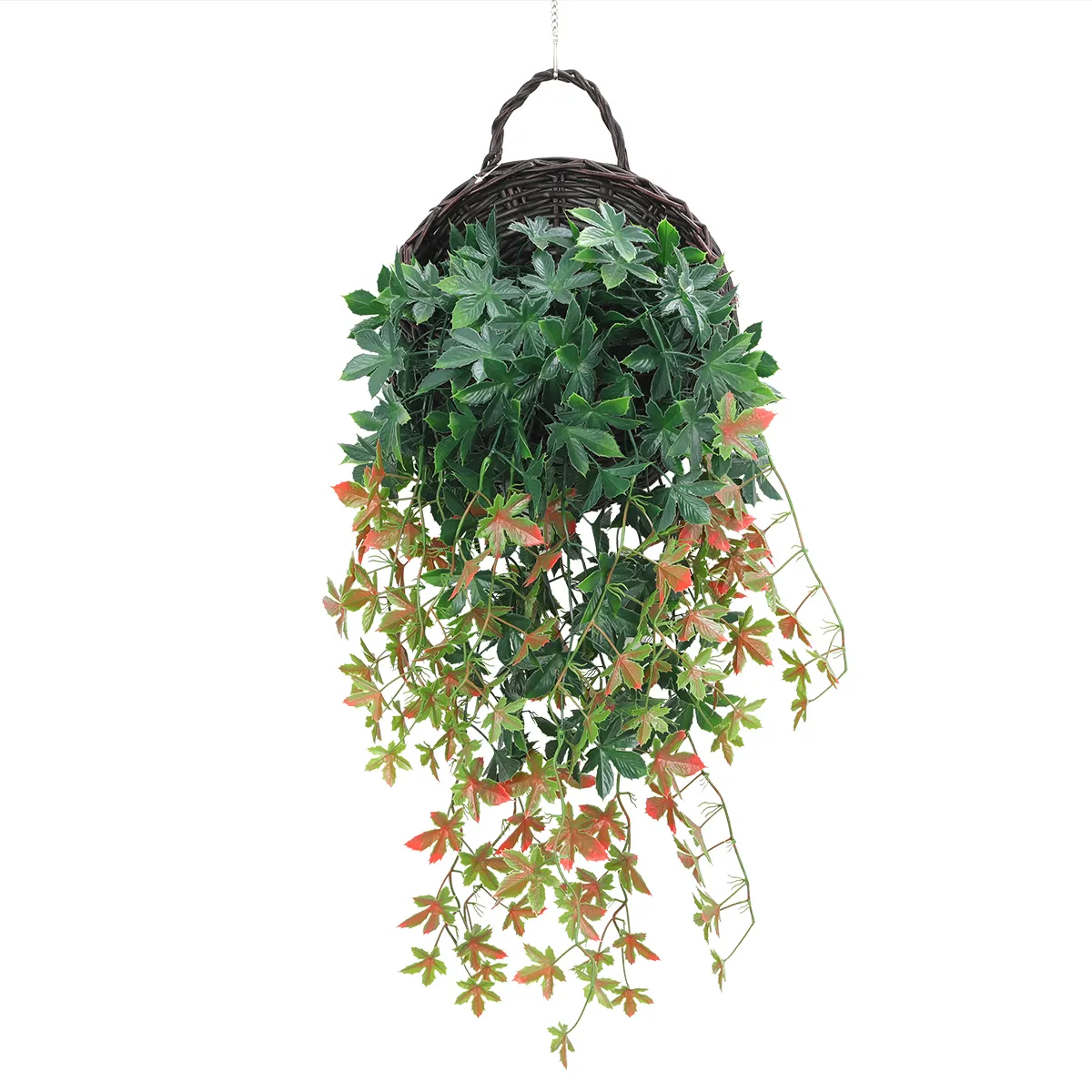 CTT 3 9 Anti uv Garden Supplies PE Hanging Green Plant Artificial Foliage Ivy Vine Leaves for Home Decorative