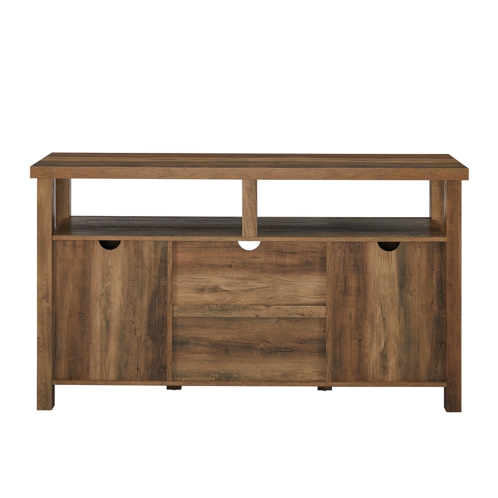 Middlebrook 58 inch Groove Door Highboy TV Stand