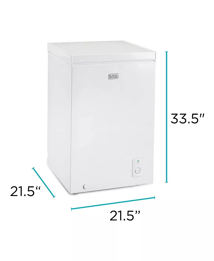 BLACK+DECKER 3.5 Cu. Ft. Chest Freezer - White