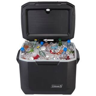 Coleman 50 Qt. Xtreme 5-Day Hard Cooler with Wheels in Black 3000005361