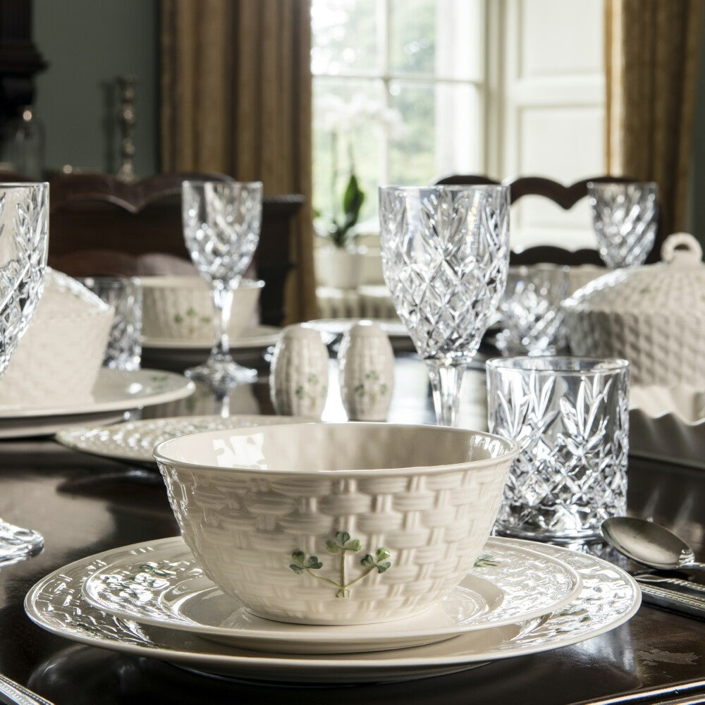 Belleek Classic Shamrock 12 Piece Dining Set