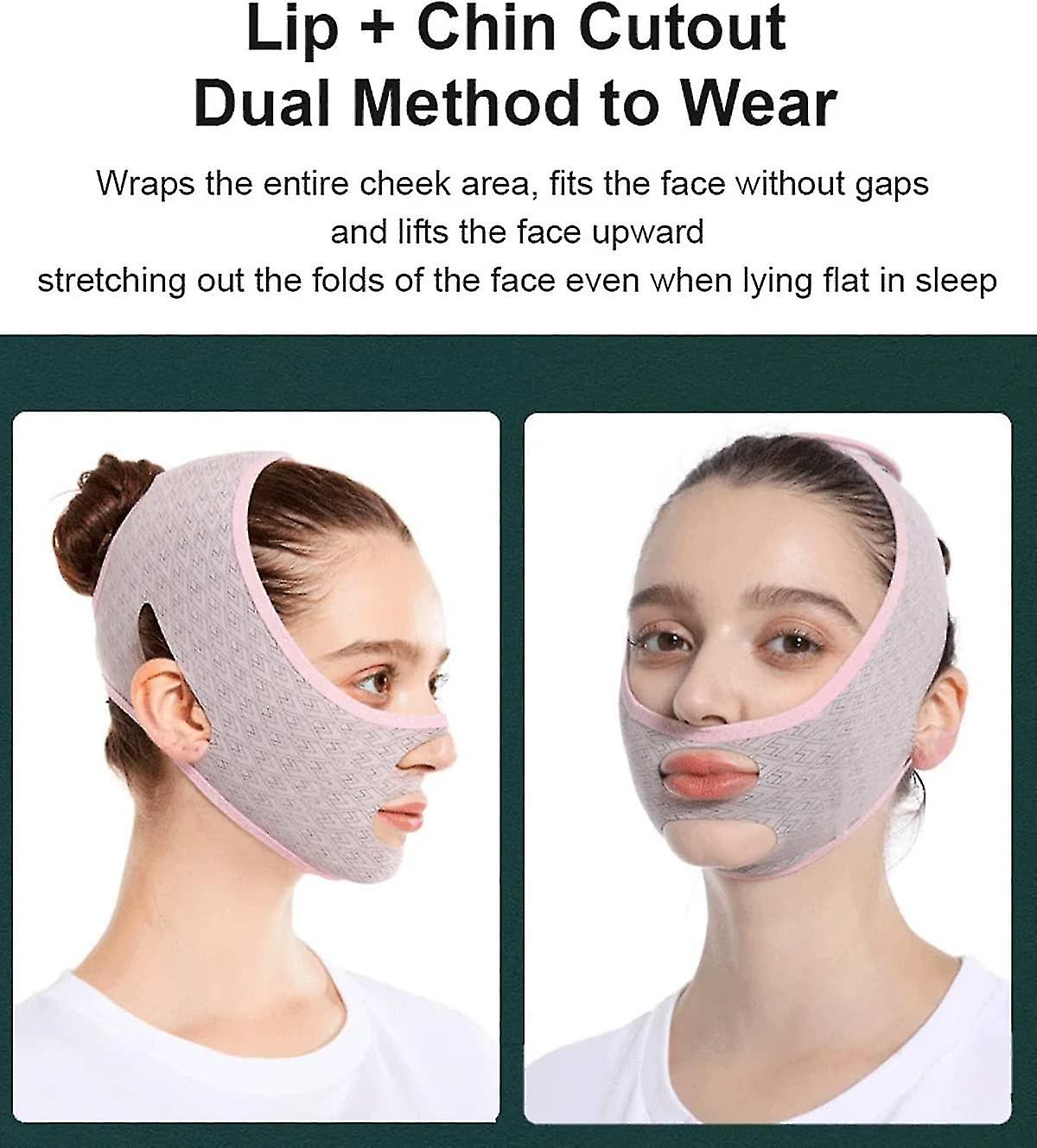 Beauty Face Sculpting Sleep Maskv Line Lifting Mask Facial Slimming Strap，double Chin Reducer， Chin Up Mask Face Lifting Belt