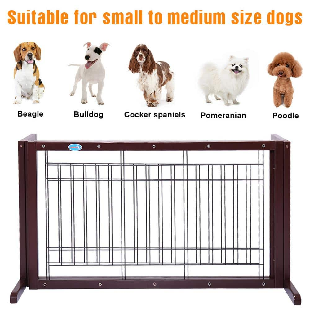 COZIWOW 39 in.W to 71 in.W Dog Gate Indoor Fence CW12H0239