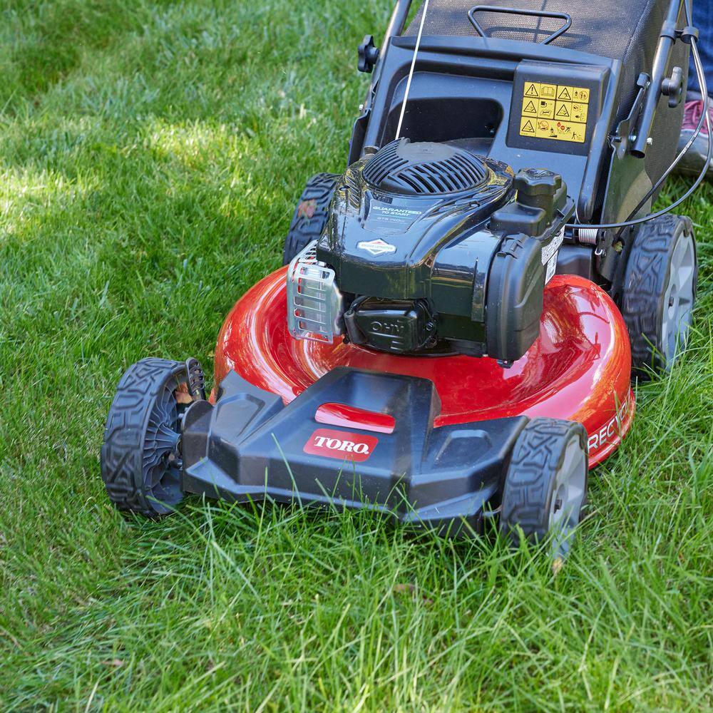 Toro 21 in. Recycler Briggs and Stratton 140 cc Gas High-Wheel Walk Behind Push Lawn Mower 21311