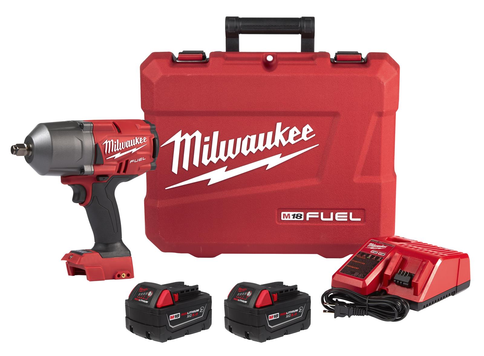 Milwaukee Tool 2767-22R Milwaukee M18 FUEL 1/2 in. High-Torque Impact Wrench with Friction Ring