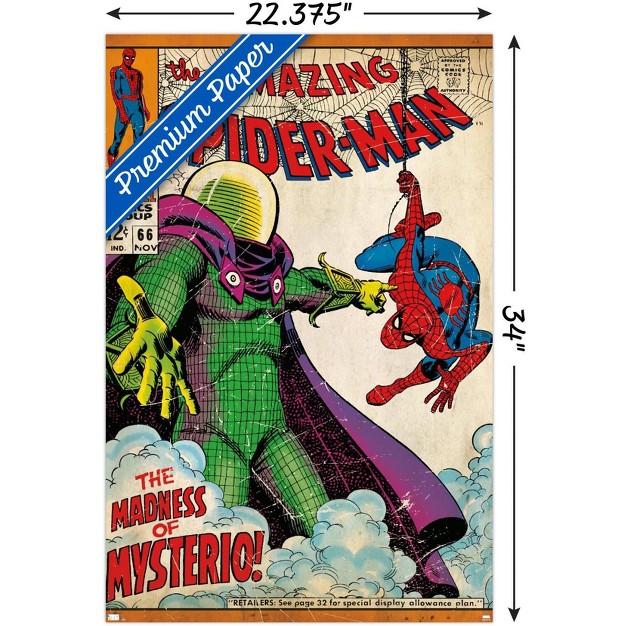 Trends International Marvel Comics Spider man Amazing Spider man 66 Unframed Wall Poster Prints