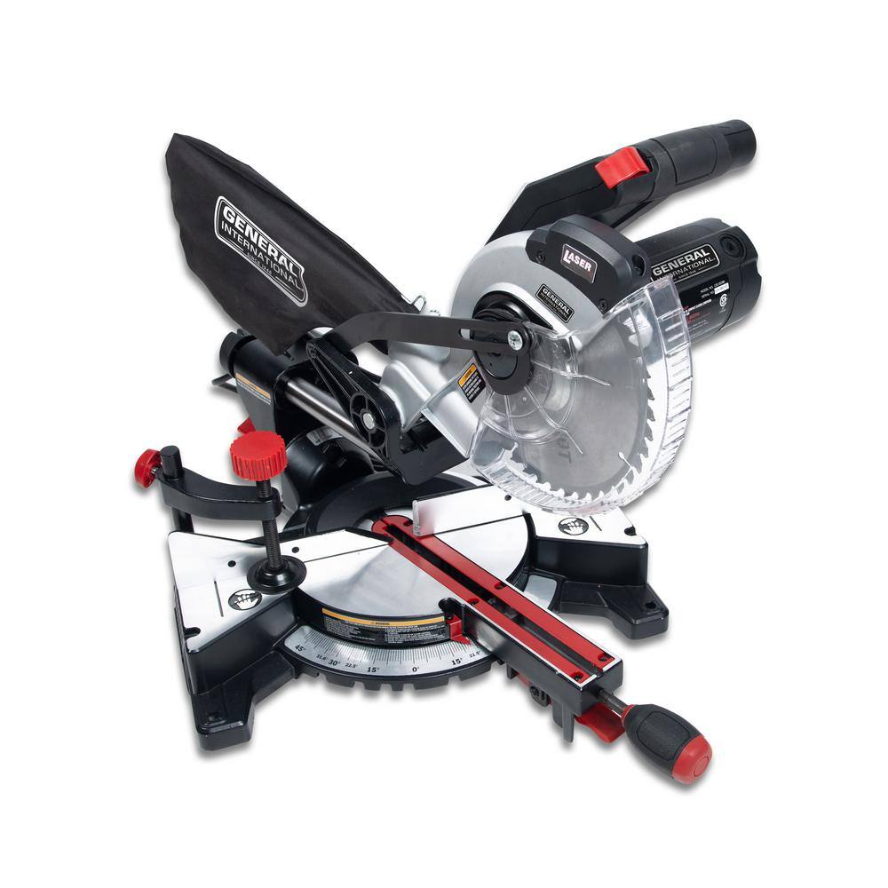 General International 7-14 in. 10 Amp Sliding Compound Miter Saw MS3002