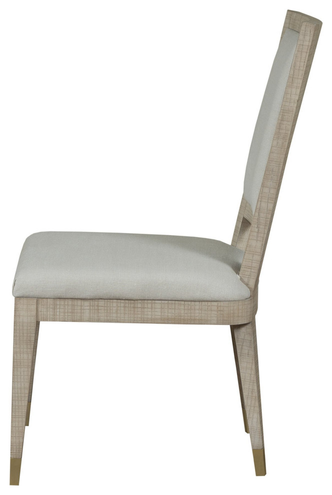 Frankfort Dining Chair Norman Ivory   Transitional   Dining Chairs   by Peachtree Fine Furniture  Houzz