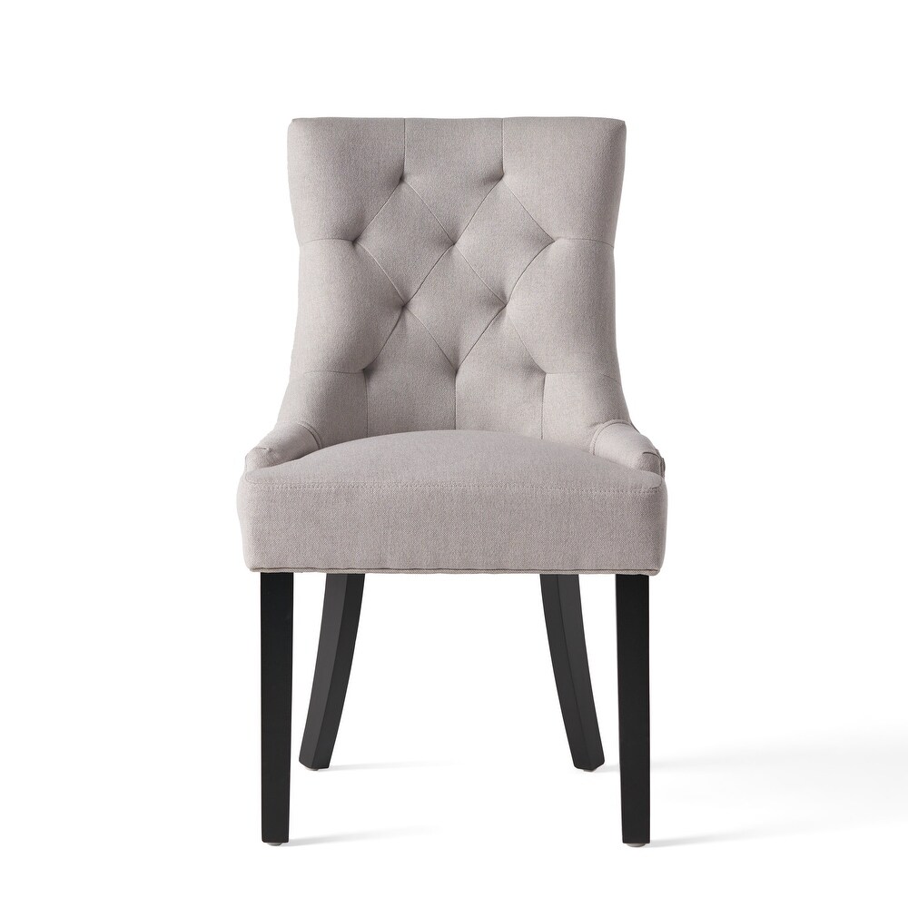 Cheney Contemporary Tufted Dining Chairs (Set of 2) by Christopher Knight Home   21.50\