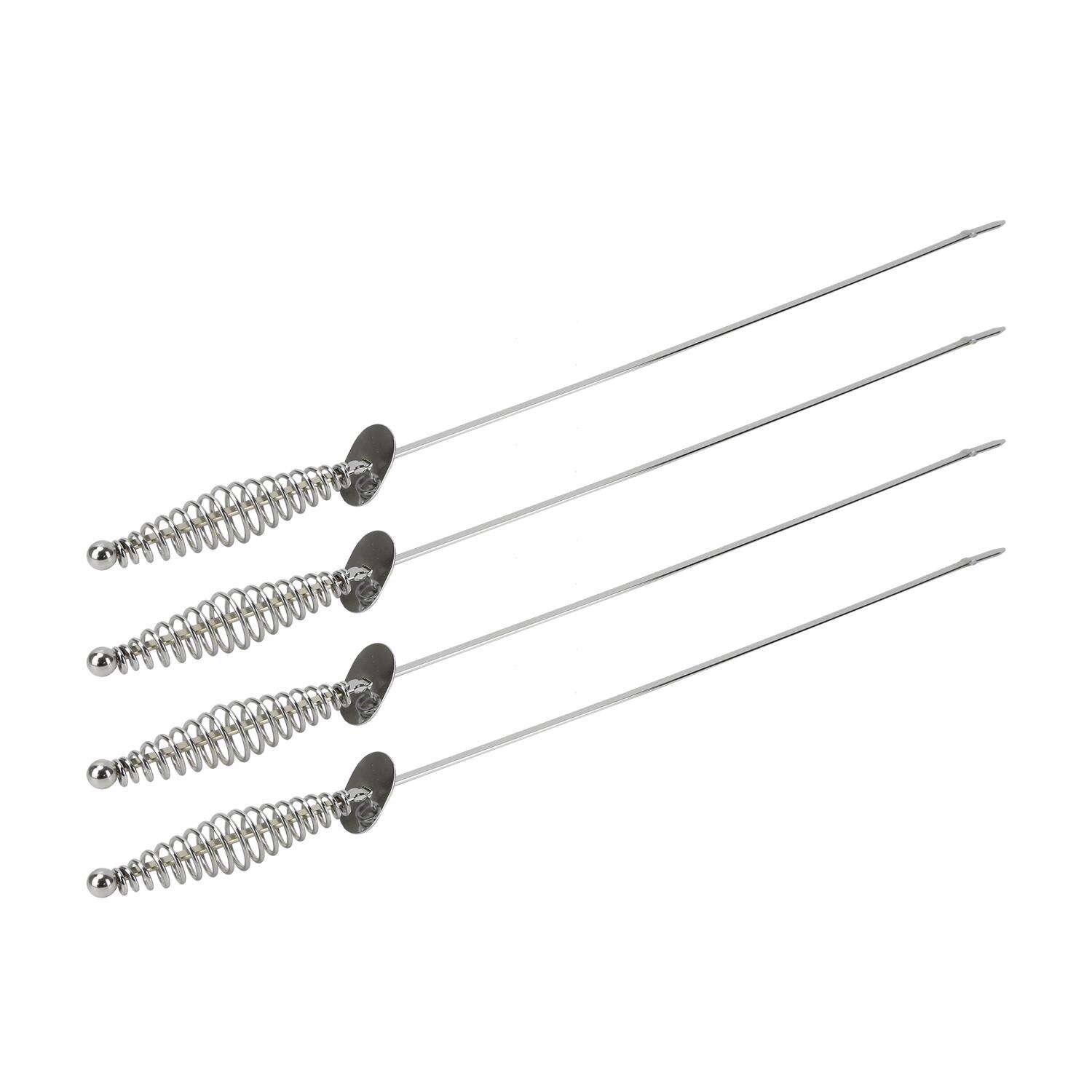 Grill Mark Steel Spiral Skewers