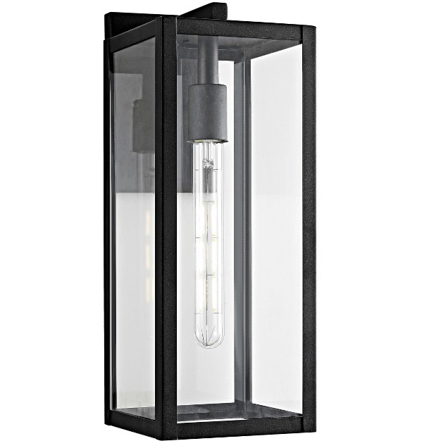 Welson Outdoor Wall Lantern Black Safavieh