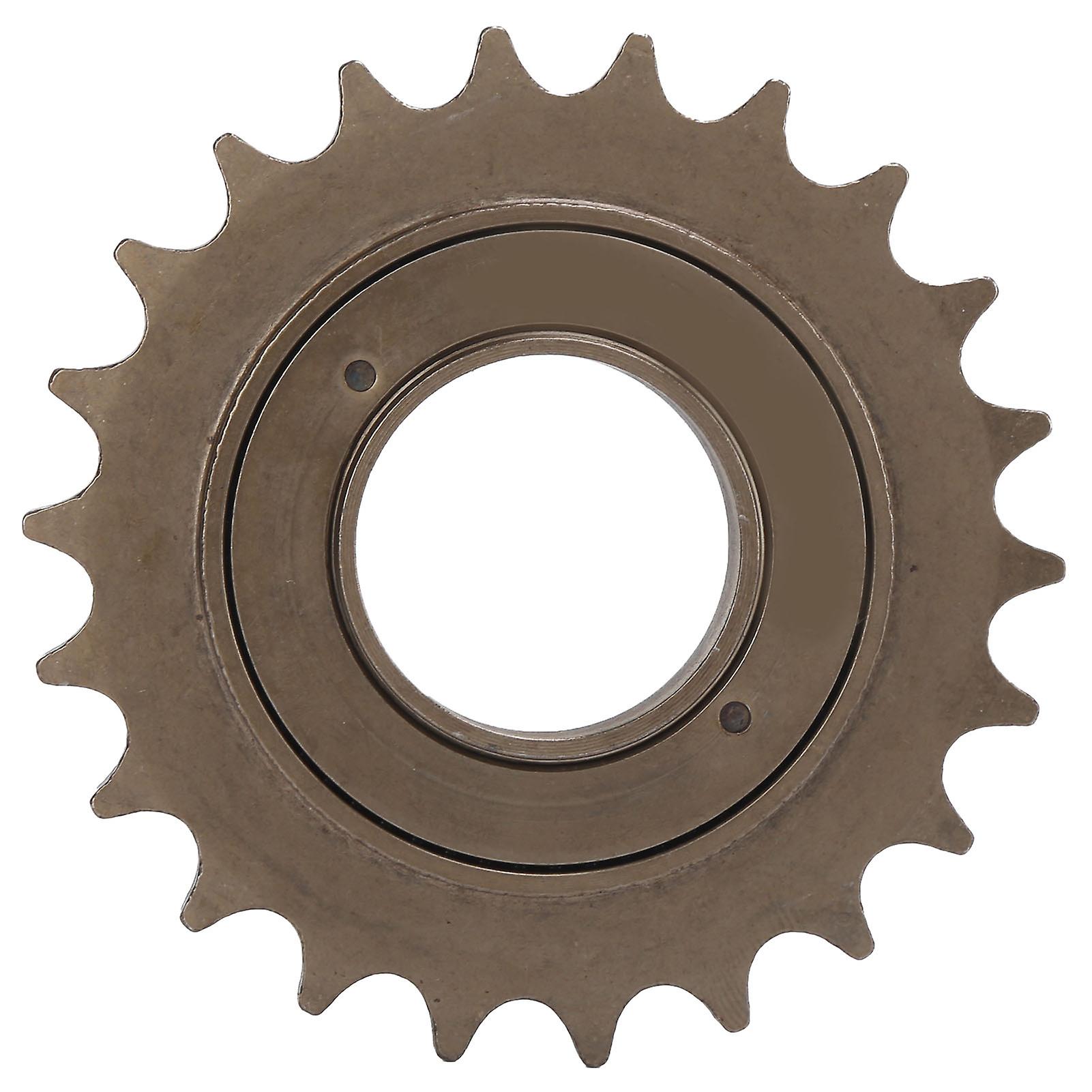 Bike Freewheel 22t Soft Sound Rotation Single Speed Wear Resisting Rust Proof Durable Cycling Accessorybrown