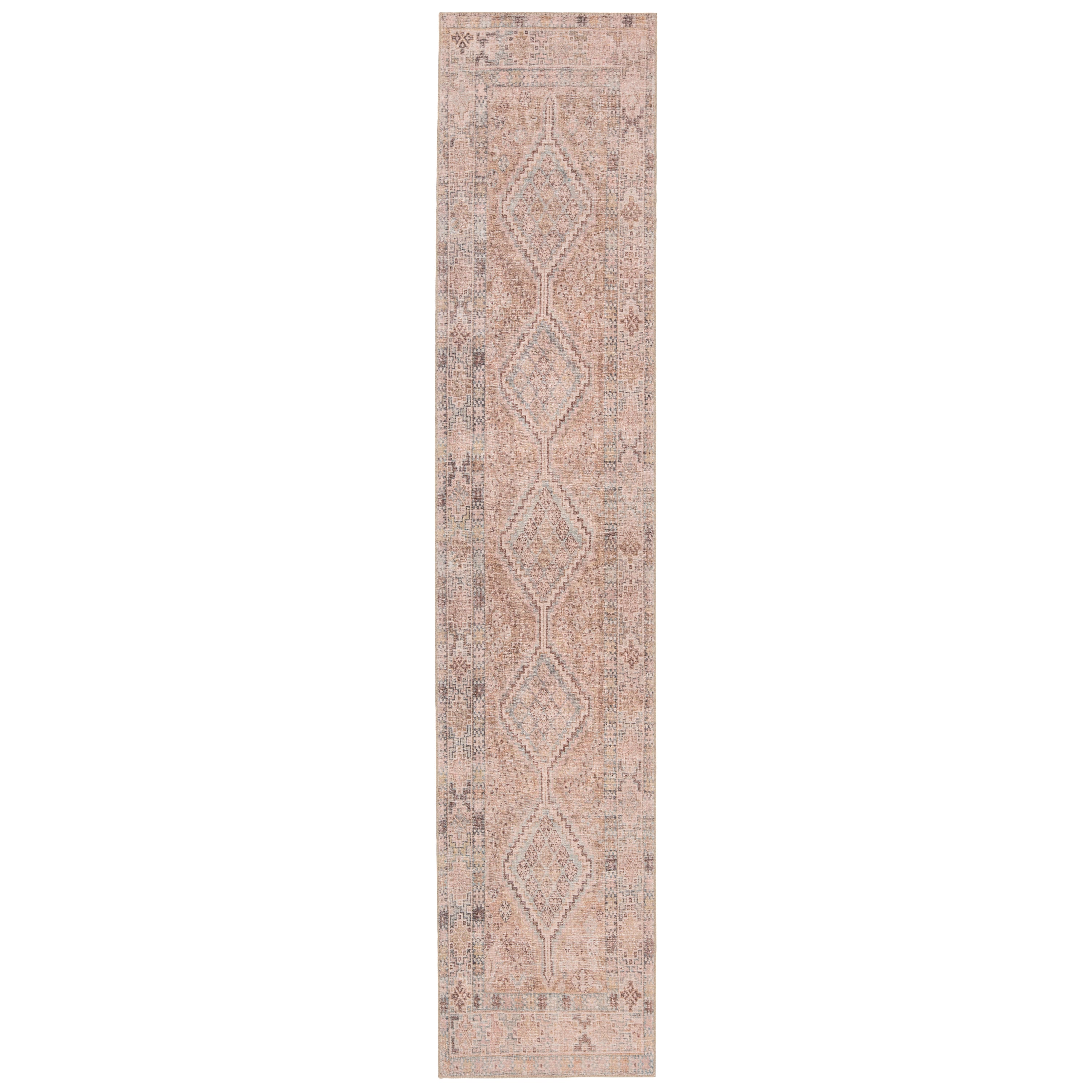 Marquesa Trellis Light Pink & Blue Rug