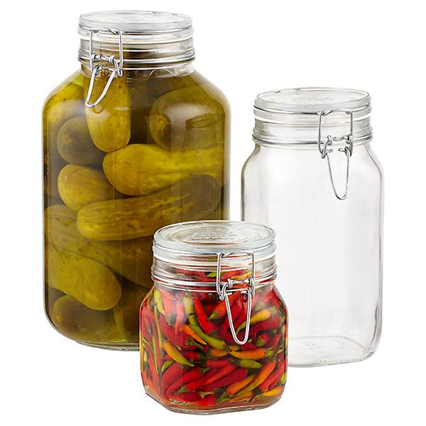 Bormioli Hermetic Glass Storage Jars