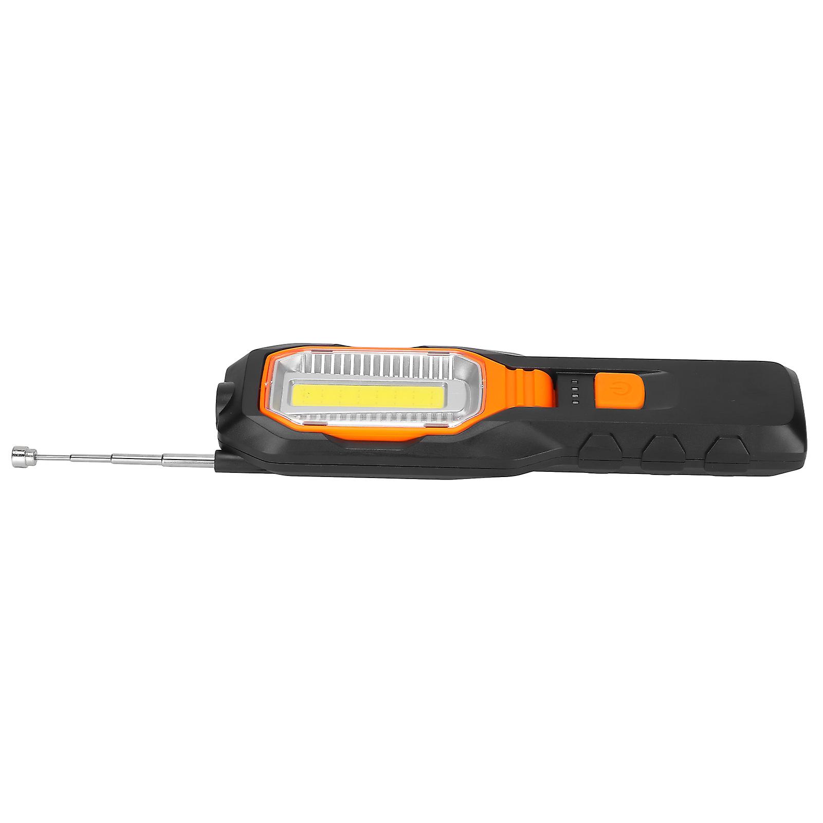 Cob Inspection Light Portable Handheld Usb Rotating Led Rechargeable Work Light With Magnet For Car Garage Machine Shop