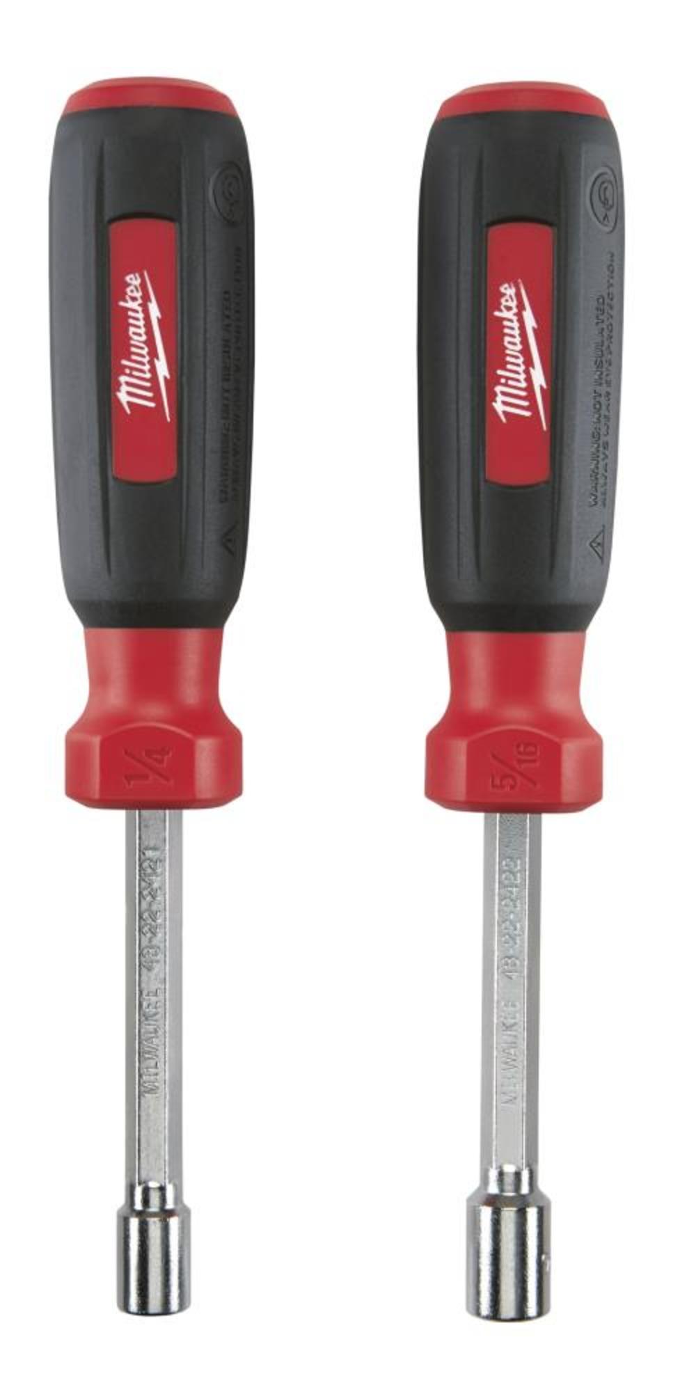 Milwaukee 2-Piece SAE Hollow Shaft Nut Driver Set 48-22-2402 from Milwaukee