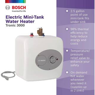 Bosch 2.5 Gal. Electric Point-of-Use Water Heater ES 2.5