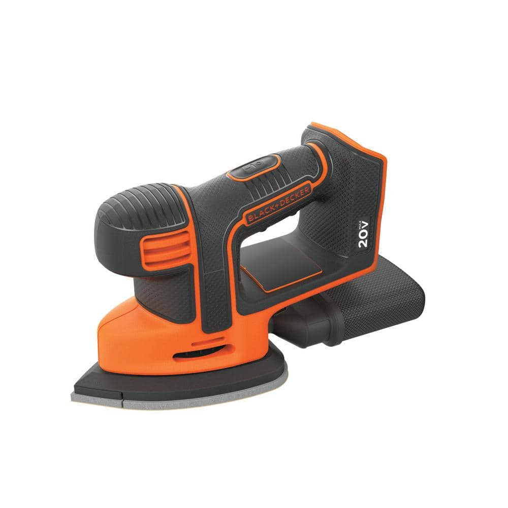 BLACK+DECKER 20V MAX Lithium-Ion Cordless Mouse Sander with 1.5Ah Battery and Charger BDCMS20C