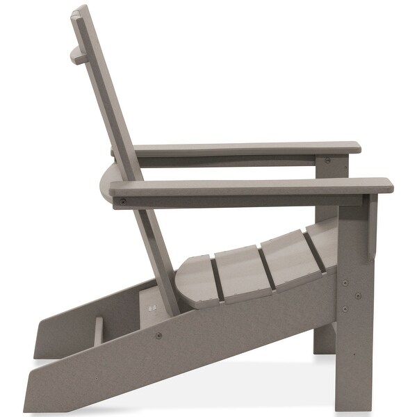 Hawkesbury Recycled Plastic Modern Adirondack Chair by Havenside Home