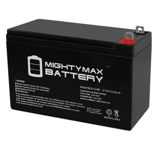 MIGHTY MAX BATTERY 12V 9AH SLA Battery Replacement for Generac GP6500E MAX3876147