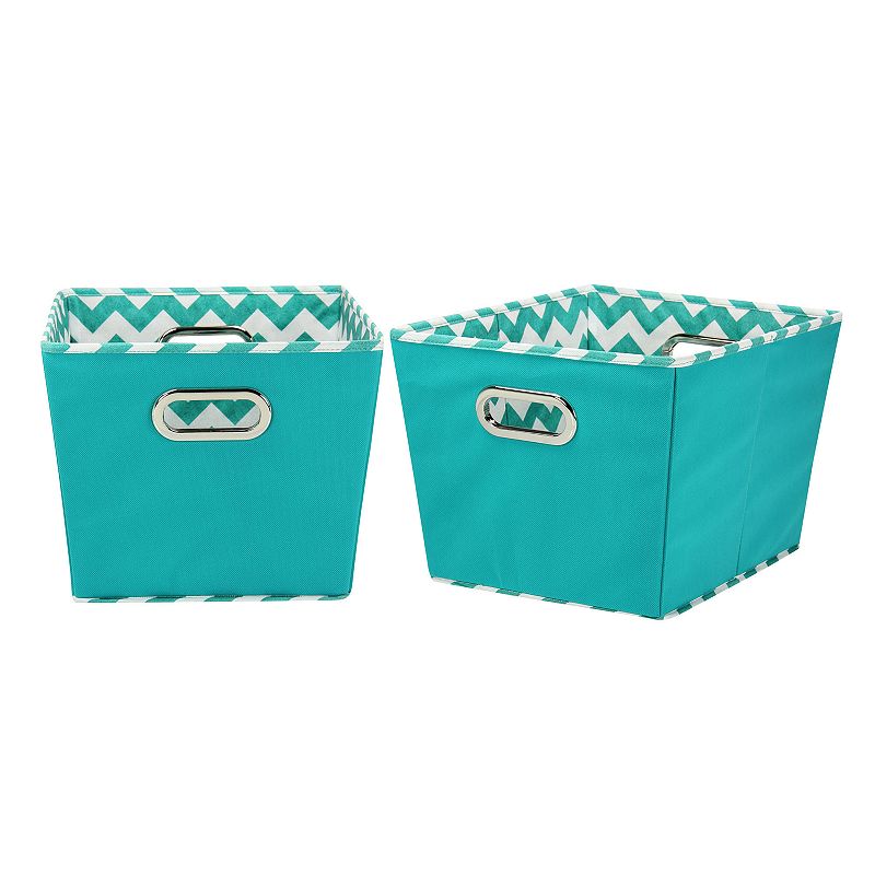 Household Essentials Chevron 2-pk. Collapsible Storage Bins