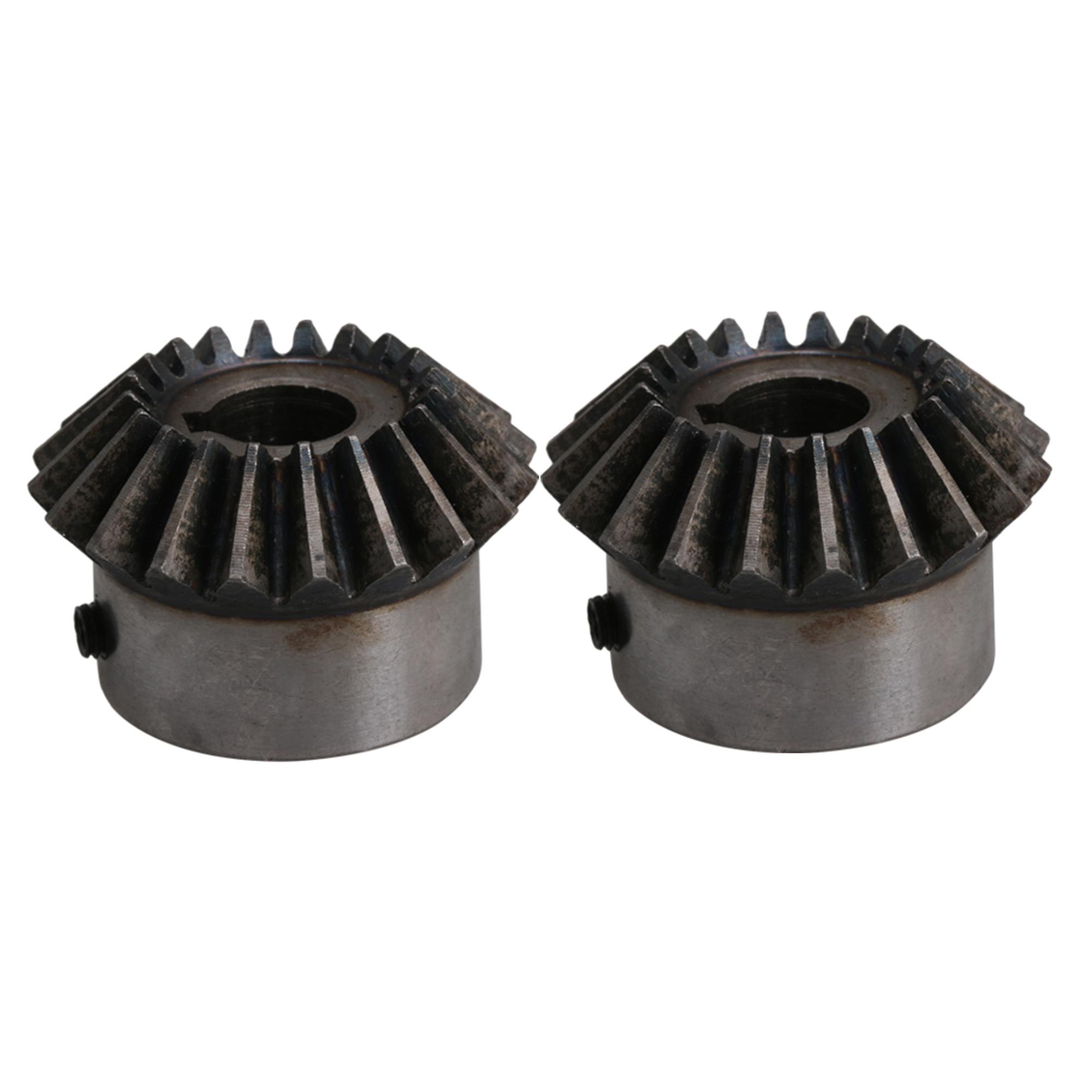 2 Modulus 20 Teeth 90 Degrees Pairing Tapered Bevel Gear