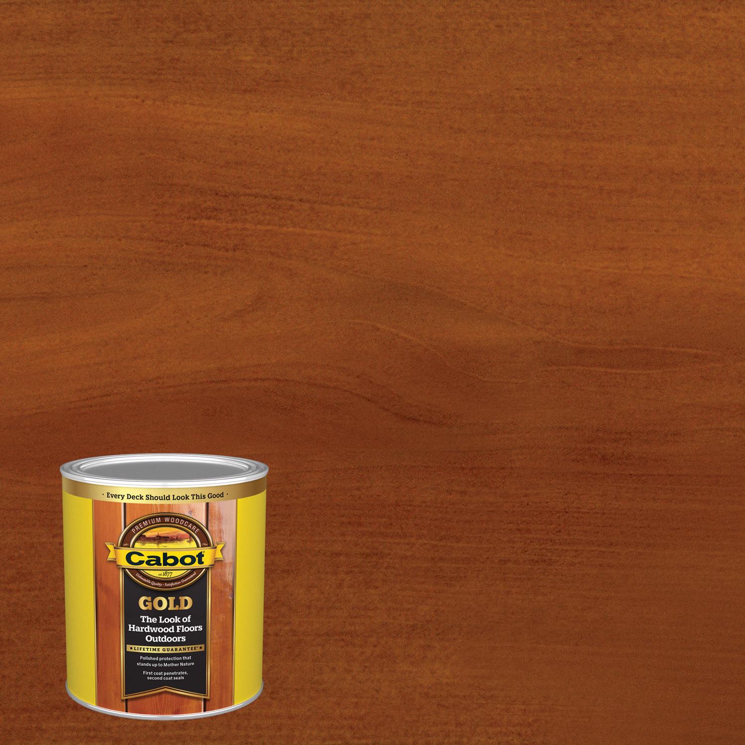 Cabot Gold Satin Sunlit Walnut Oil-Based Deck Varnish 1 qt