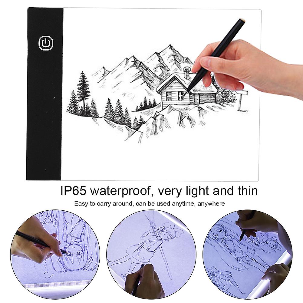 A5ty P Animation Copy Drawing Board Type C Ip65 Waterproof Led Through Writing Board(three Level Dimming )