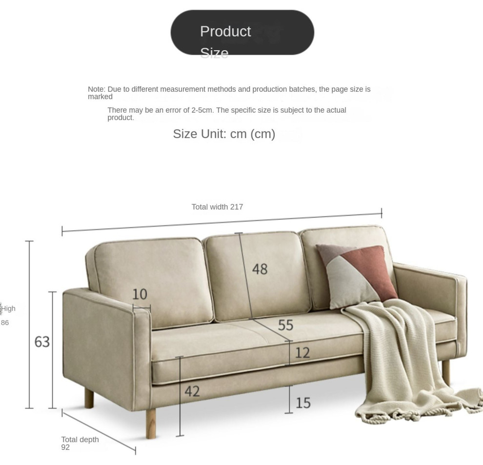 North American solid wood Sofa modern technology cloth   Midcentury   Sofas   by GVAwood  Houzz